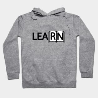 Learn artistic typography design Hoodie